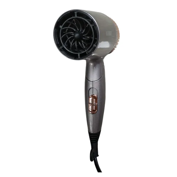 Κemei Αναδιπλούμενο Σεσουάρ Μαλλιών Ταξιδίου 1800W KM-6840 Γκρι