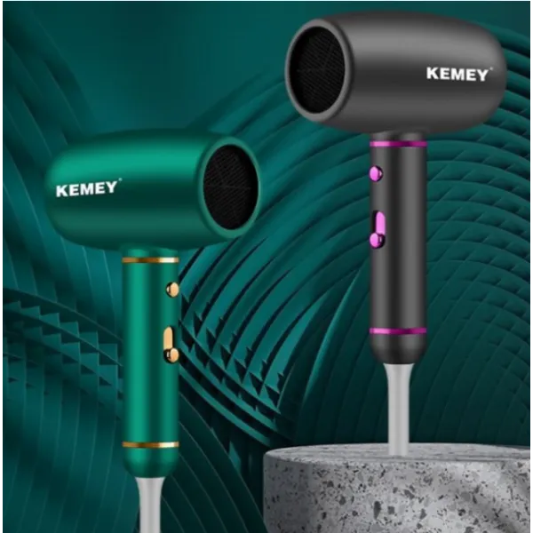 Kemei Ionic Πιστολάκι Μαλλιών Ταξιδίου 3000W KM-8228 Μαύρο