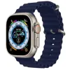 Λουράκι Σιλικόνης για Apple Watch Ocean Chain strap 42/44/45/49 M00-11 Μπλε