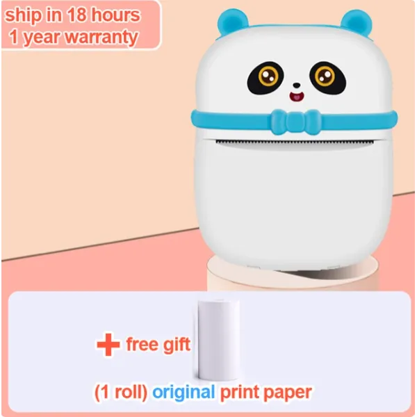 Clever Pocket Printer – Mini ασπρόμαυρος φορητός εκτυπωτής MINIP-01 Μπλε