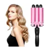 ΤΡΙΠΛΟ ΗΛΕΚΤΡΙΚΟ ΨΑΛΙΔΙ ΜΑΛΛΙΩΝ ΓΙΑ ΜΠΟΥΚΛΕΣ 25MM 70W PROFESSIONAL HAIRSTYLE CURLING IRON RE-9630 ΡΟΖ