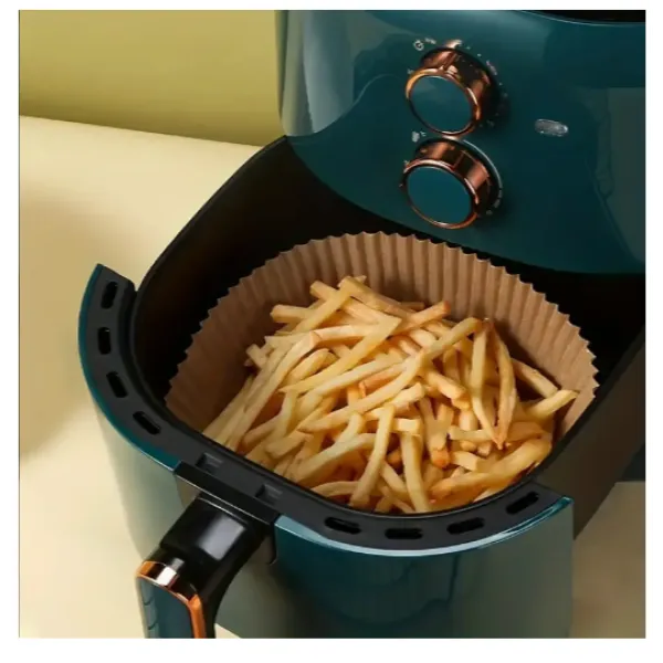 Αντικολλητικό Χαρτί 16cmx4.5cm για Air Fryer 100τμχ Καφέ
