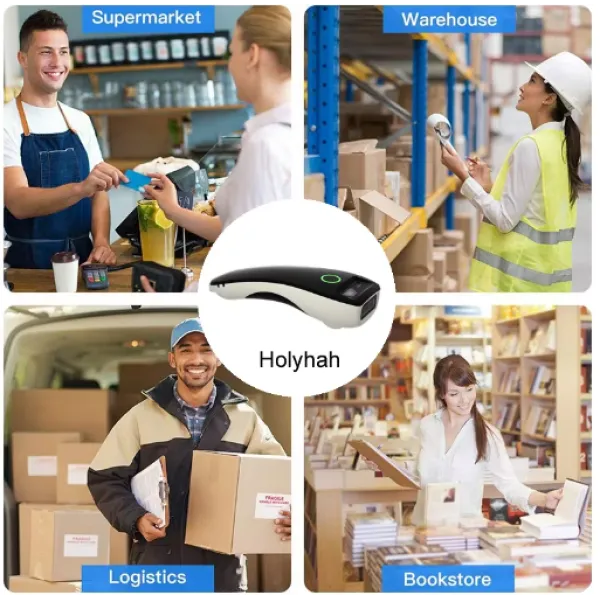 Ασύρματος σαρωτής γραμμωτού κώδικα 1D 2D CMOS USB Bluetooth Mini Pocket QR Reader IOS Android Windows για πληρωμή μέσω κινητού W6 C70