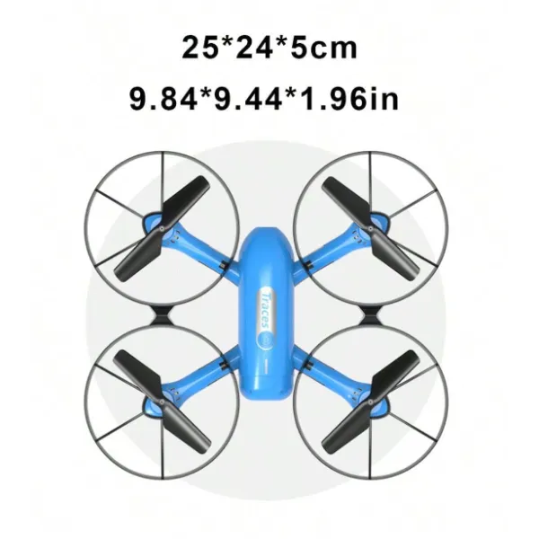Traces Φορητό Αναδιπλούμενο Drone Με Έλεγχο Χεριού XF-CF-946A Μπλε