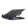 Ρυθμιζόμενη βάση στήριξης και ψύξης με 2 ανεμιστήρες για laptop notebook cooling partner 9”-17” – N182 Μαύρο