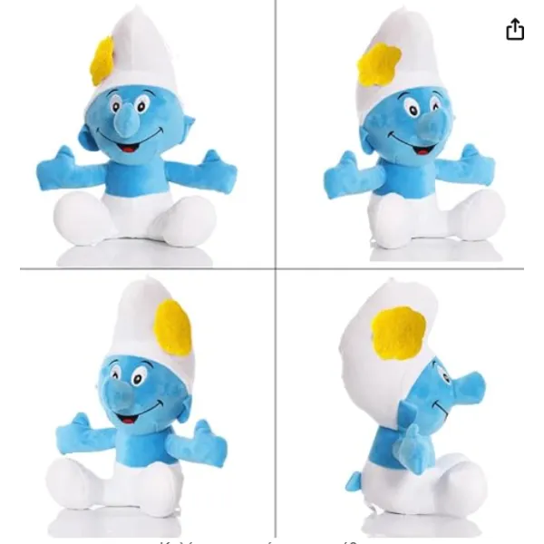 Disney Λούτρινο στρουμφάκη Μελένιος 35cm 1440-282-3 Μπλε