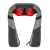 Επαναφορτιζόμενη ασύρματη έξυπνη ηλεκτρική συσκευή μασάζ shiatsu για τον λαιμό και τους ώμους και για τον αυχένα HC6004 Μαύρο
