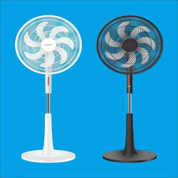 Ανεμιστήρας ορθοστάτης με ασύρματο τηλεκοντρόλ και 7 λεπίδες  18" F8 Λευκό/Μαύρο