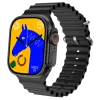 Smartwatch Qian I20 Ultra Max 2,3" 49 χιλιοστών + Bluetooth HandsFree  Δώρο + τζαμάκι προστατευτικό Ασύρματη φόρτιση Αδιάβροχο 10 +1 σετ ανδρικό γυναικείο  μαύρο