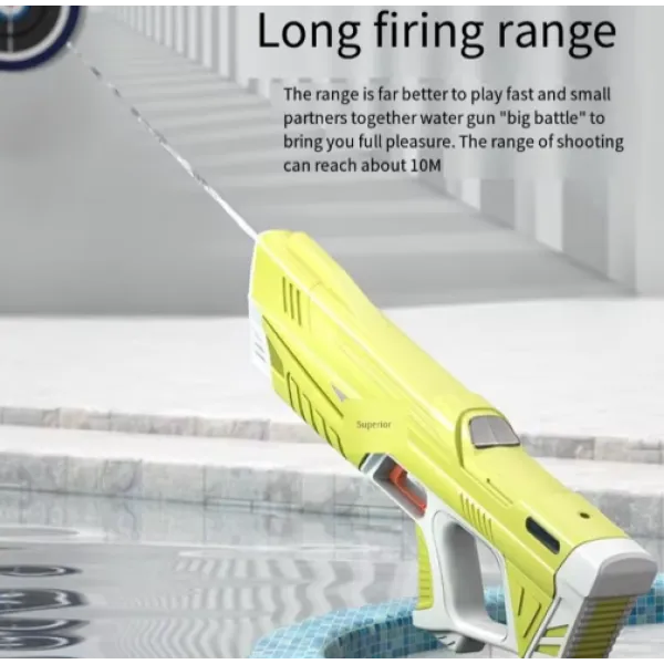 Ηλεκτρικό Νεροπίστολο Αυτόματης Απορρόφησης Υψηλής Τεχνολογίας Μεγάλης Χωρητικότητας για Παιχνίδια Νερού στην Παραλία και σε Εξωτερικούς Χώρους 2302 Πράσινο