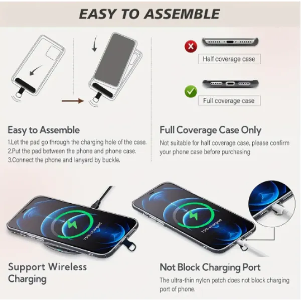 Λουράκι Κινητού 2-σε-1 60W, Καλώδιο Γρήγορης Φόρτισης  Καλώδιο USB C σε Καλώδιο Γρήγορης Φόρτισης PD 60W Fightning SG-069PD Μαύρο