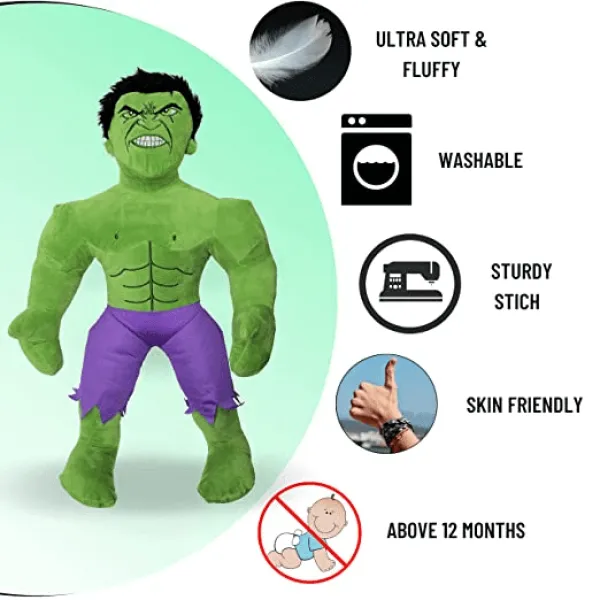 Λούτρινο σούπερ ήρωας Hulk 40cm 1440-84815 Πράσινο
