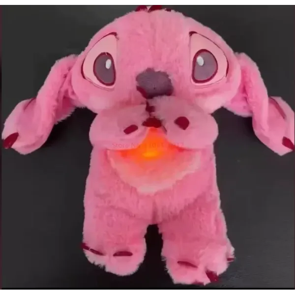 Λούτρινο Stitch 30cm Που Αναπνέει Κανονικά 1440-PPP10 Ροζ