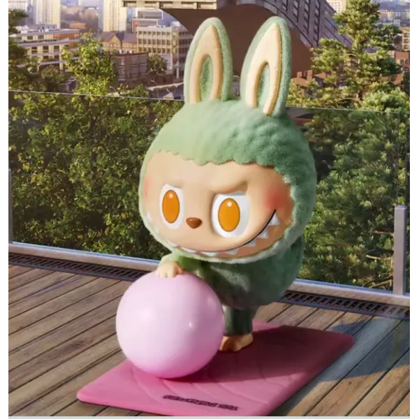 Μίνι φιγούρες Labubu Lazy Yoga σε κουτί Surprise KO-8668