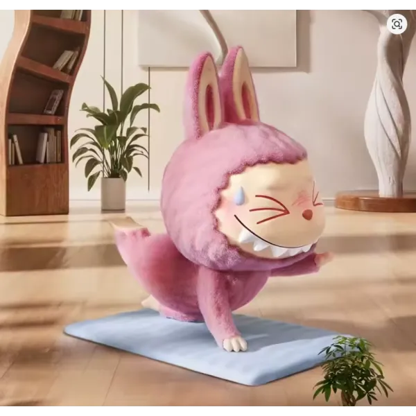 Μίνι φιγούρες Labubu Lazy Yoga σε κουτί Surprise KO-8668