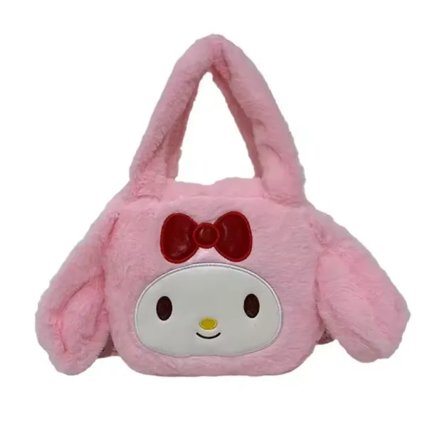 My Melody Παιδική Λούτρινη Τσάντα Ώμου Χιαστί 0723-5-2  Ροζ