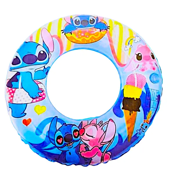 Παιδικό Σωσίβιο Κουλούρα Stitch με Διάμετρο 70εκ. για 3+ Ετών 1343-1-2