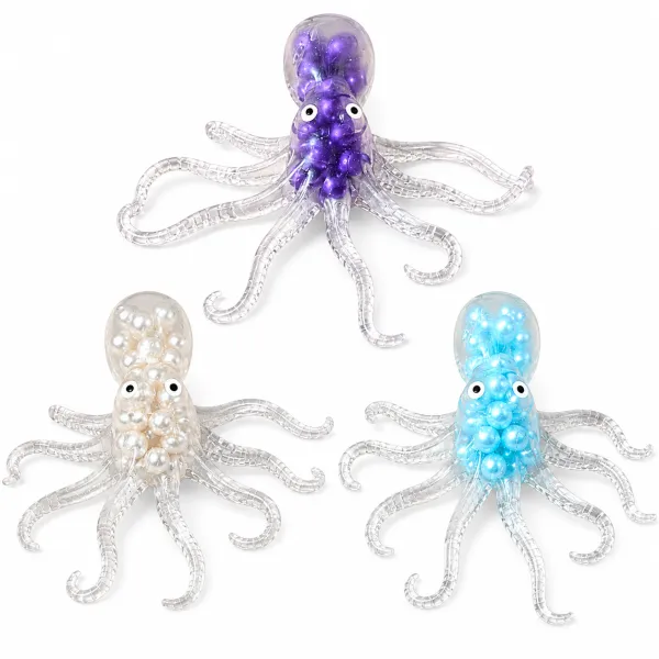 Toy Glitter Octopus Cube 73735-2
