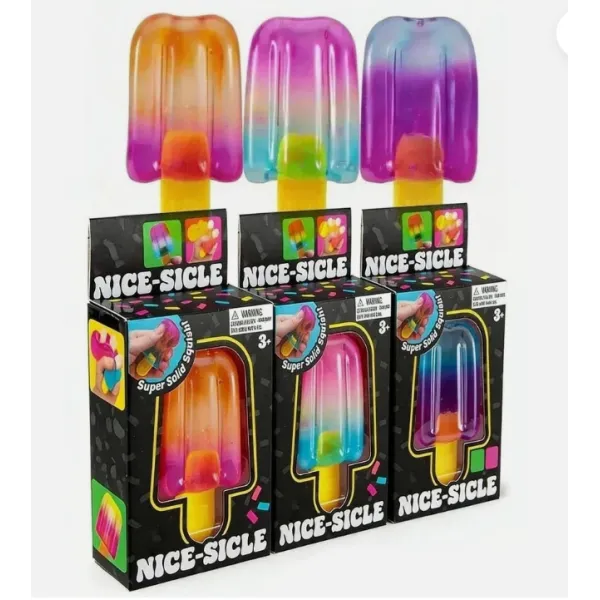 Παιχνίδι Παγωτό NeeDoh Jellyfish Jelly Squish Stress Toy Fidget 8cm ΝΑΒ25267-1