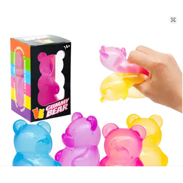 Παιχνίδι Squishy antistress Cute Bear Nee Doh 8cm HY25096-1