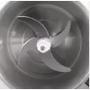 RAF 300W Ηλεκτρική πολυλειτουργική επεξεργαστή τροφίμων Μπλέντερ κουζινομηχανή από ανοξείδωτο ατσάλι 4 λεπίδων R.7703 Ασημί