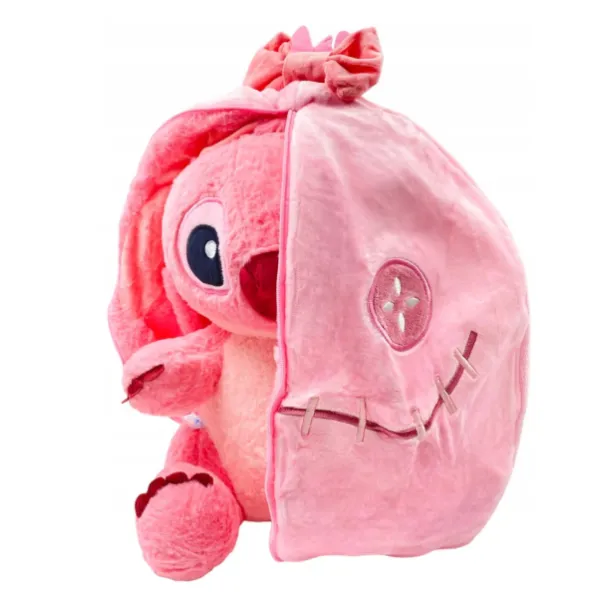 Stitch Λούτρινο παιχνίδι τύπου βελονιάς, απαλό και βελούδινο 20 cm 1440-280 Ροζ