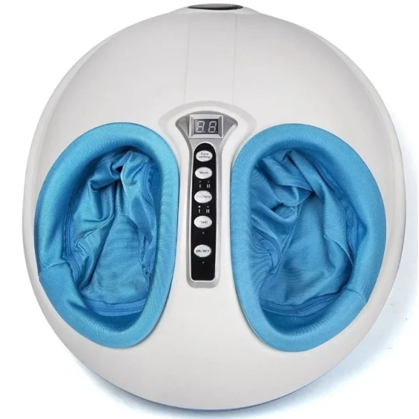 Θερμαινόμενη Συσκευή Μασάζ Ποδιών & Πελμάτων Πρεσσοθεραπεία με Τηλεχειριστήριο και 3 επίπεδα επιλογής Shiatsu Golden Foot Massager H4-2 Λευκό