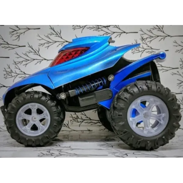 Τηλεχειριστήριο αυτοκινήτου 2,4 GHz υψηλής ταχύτητας παντός εδάφους Monster Off Road RC Car Toy QF521F Μπλε